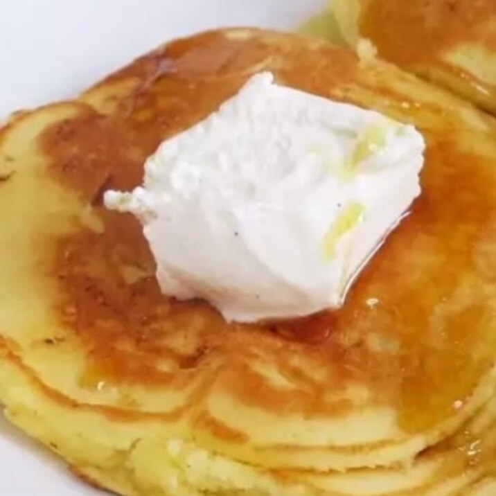 ヨーグルトのしっとりパンケーキ レシピ 作り方 By やみー 楽天レシピ